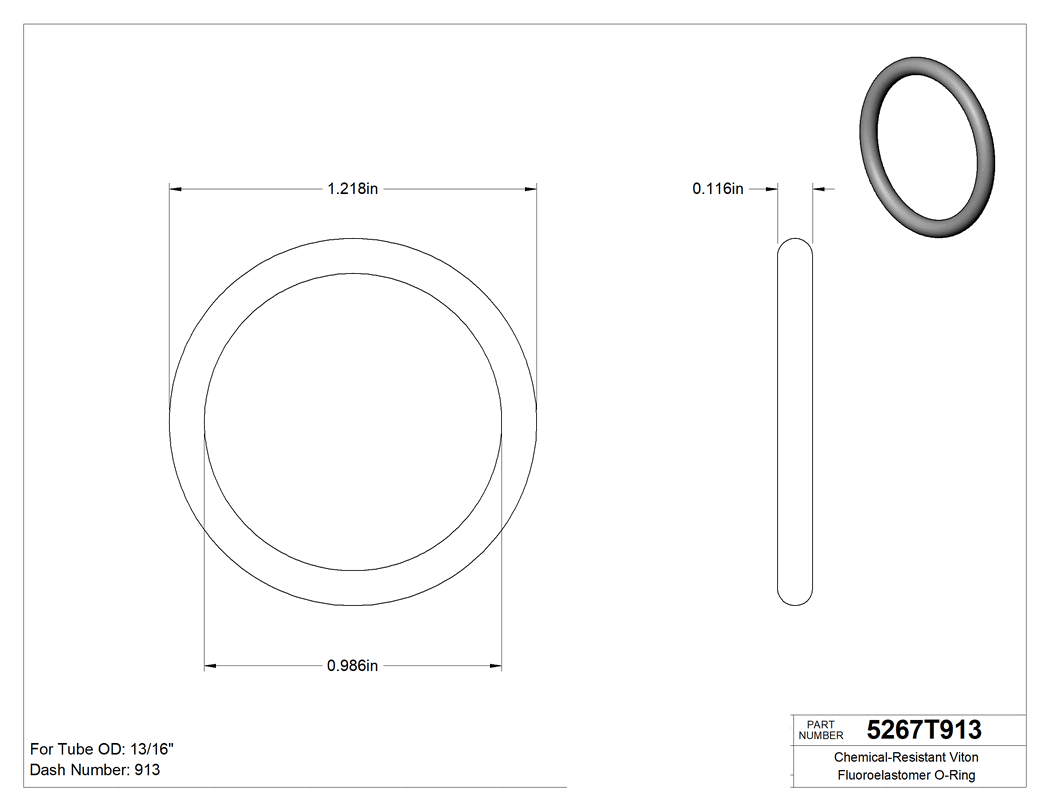 Technical drawing - 5267T796